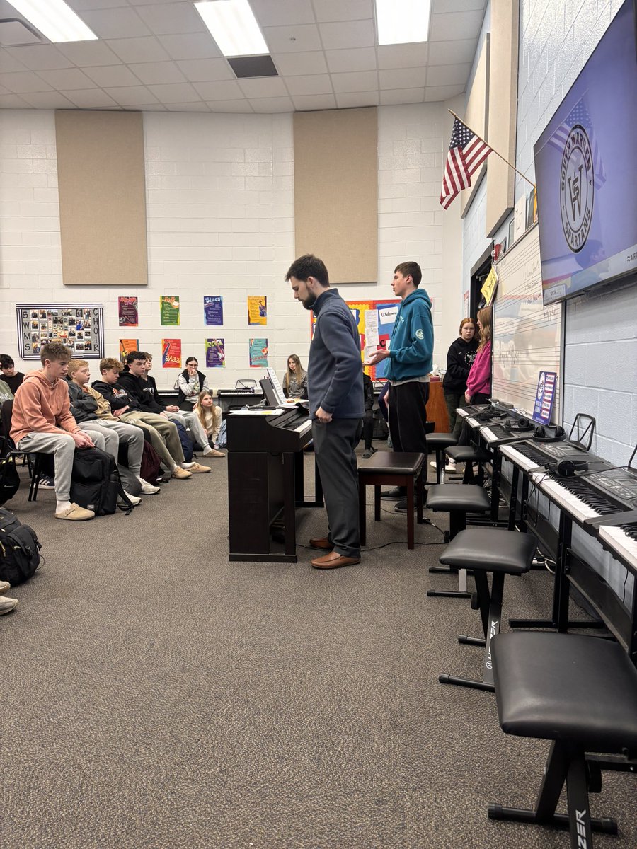 Student leadership at its finest this morning at SWMS FCA! ✨