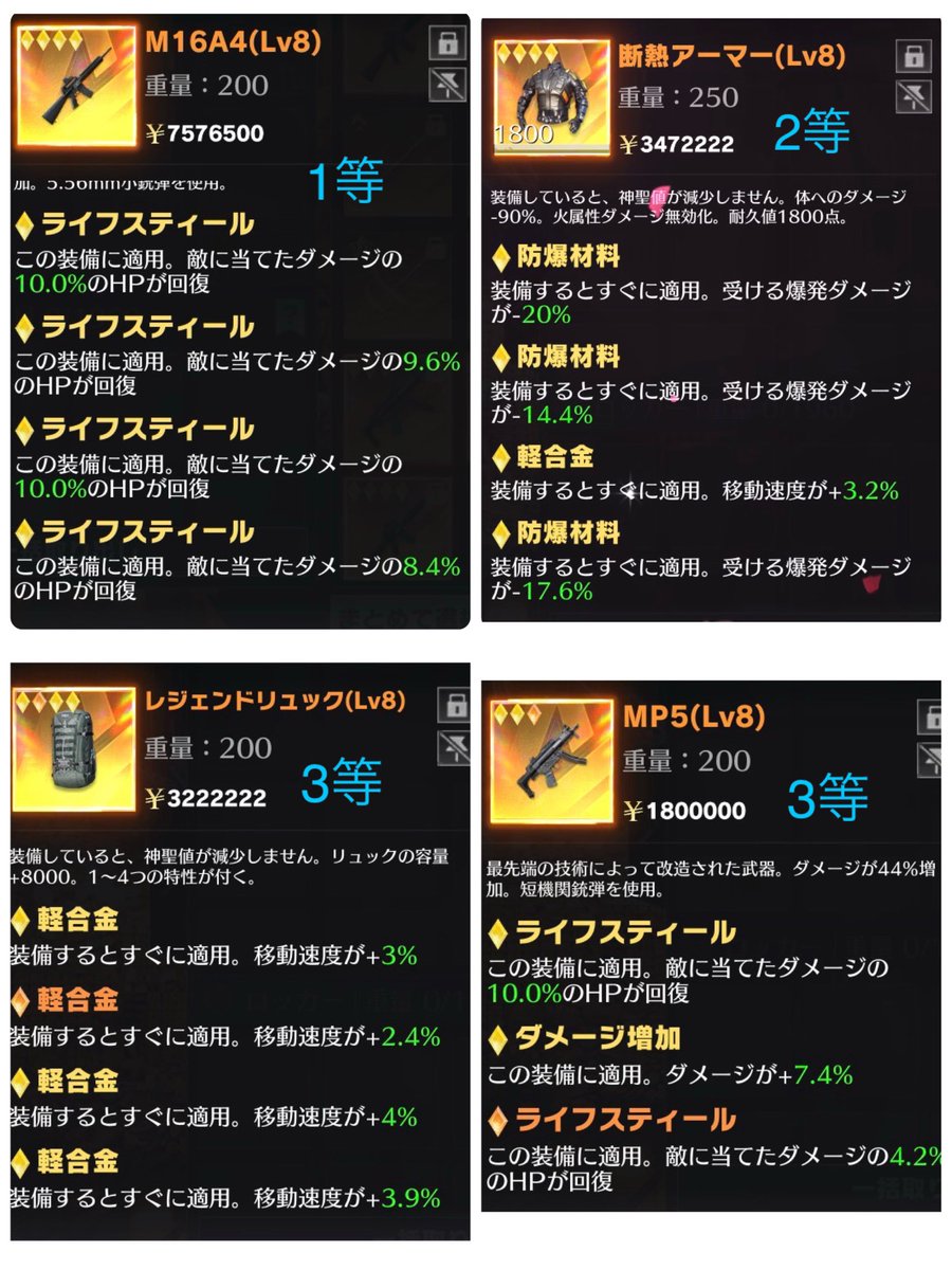 配布企画🎁

1等オールライフ16

2等防防防軽 全金断念

3等軽合金13.3 MPダメ7.4ライフ14.2

拡散賞 突破50
参加条件フォロー、いいね
2月18日21時〆
#ペニンシュラ
#ペニンシュラ配布