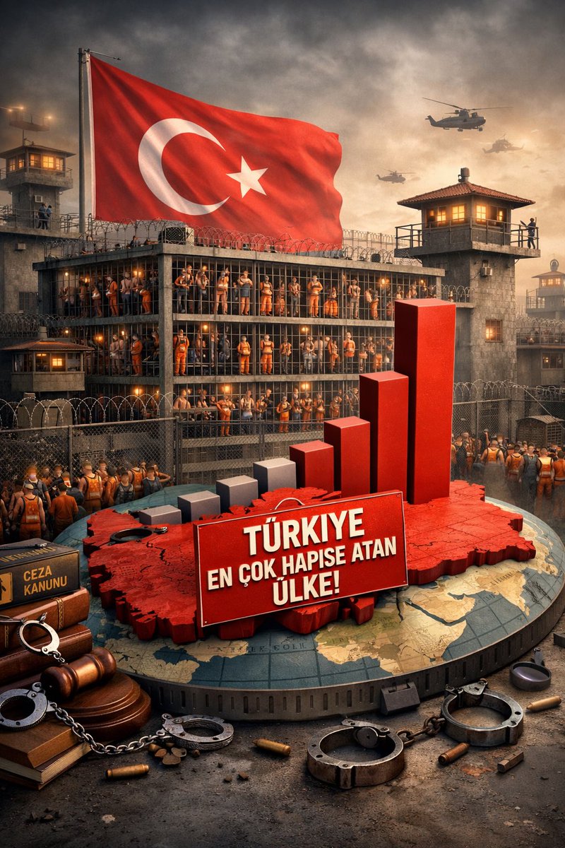 <a href="/abakingurlek/">Akın Gürlek</a> <a href="/abakingurlek/">Akın Gürlek</a> 🚨 Cezaevi kapasitesi taşarken infaz ertelemesi çözüm diye anlatılıyor, sistem karmaşıklaştıkça Cumhuriyet tarihinin en ağır cezaları daha görünür oluyor ve halkın talebi sessiz bir hatırlatma gibi kalıyor.