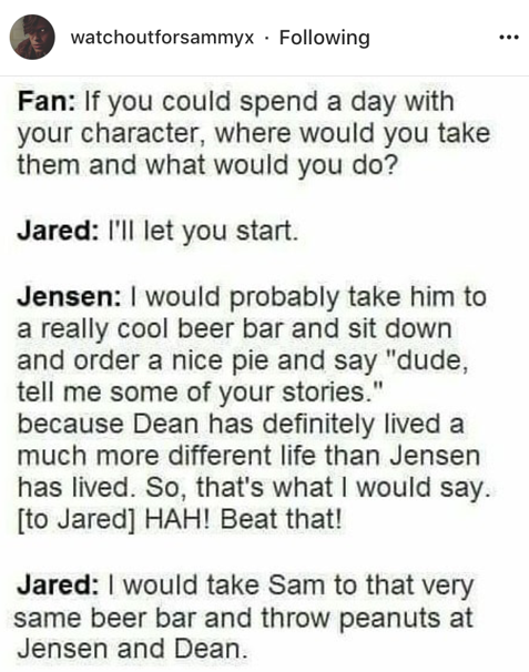 I approve of Jared's plan lol