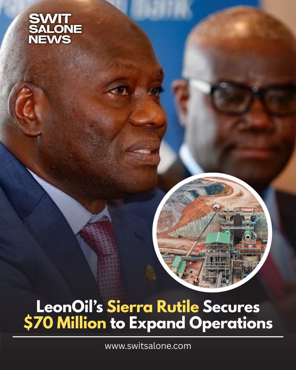 VickieRemoe's tweet photo. Sierra Leoneans can!

Sierra Rutile has secured $70 million debt financing from Ecobank to expand operations at its Sembehun mine in Sierra Leone.

Led by Mohamed Tunde Cole, co-founder of LeonOil, Sierra Rutile is the world’s largest natural rutile producer. It transitioned to 100% Sierra Leonean ownership for the first time in 2024 when Leonoil bought out Illuka.

Founded over 50 years ago, the mine produces titanium dioxide, which is used for pigment in plastic and paper and also for the production of titanium metal used on airplanes. 

Today, Sierra Rutile has a workforce of over 1,500.*

The first part of the deal was signed this week at Mining Indaba in South Africa, giving Rutile access to $40 million of the $70 million facility from Ecobank Sierra Leone.
