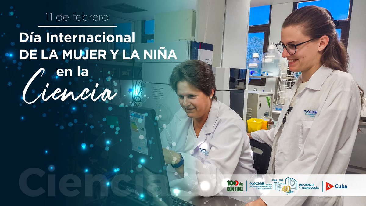 EmbaCubaUS's tweet photo. 🇨🇺In #Cuba, we celebrate the International Day of Women and Girls in Science.
Science is a field of equality and opportunity for all.
#CubanScience #GenderEquality #WomenInScience #ScienceForAll #InclusiveCuba #FutureWithScience https://t.co/eAnui3LCQT