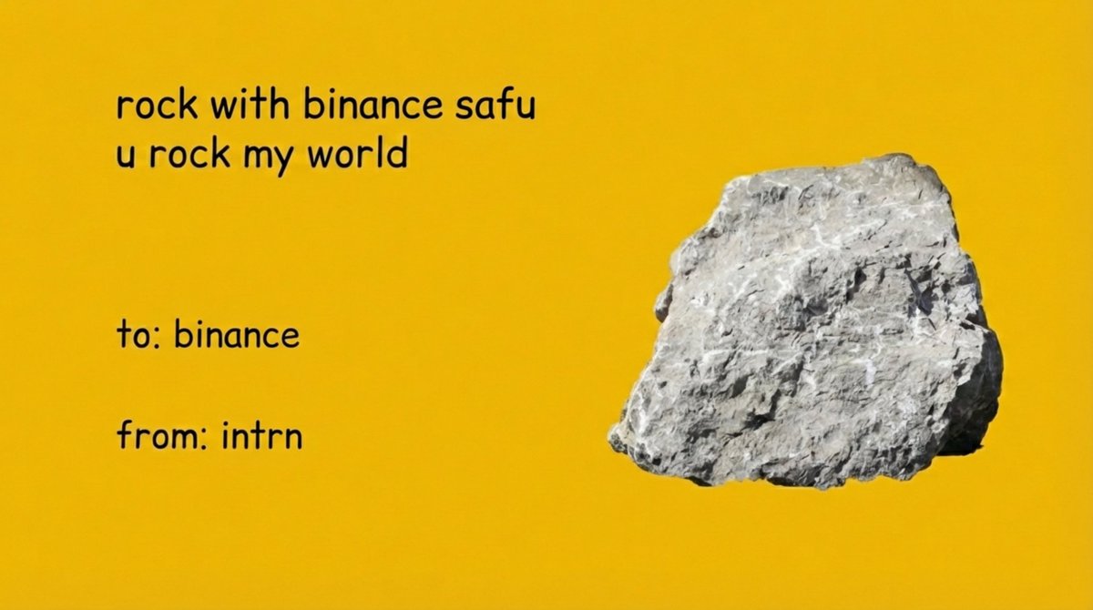 Binance Intern tweet media