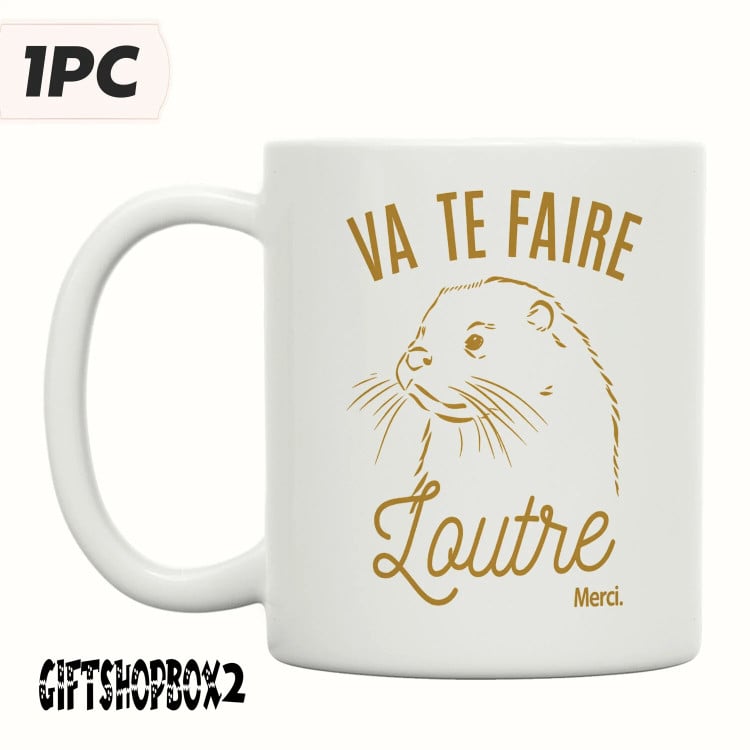 1pc Funny French "Go Otter Yourself" Otter-Shaped Mug
If you like it Order now from here👇 

giftshopbox2.com/products/1pc-f…