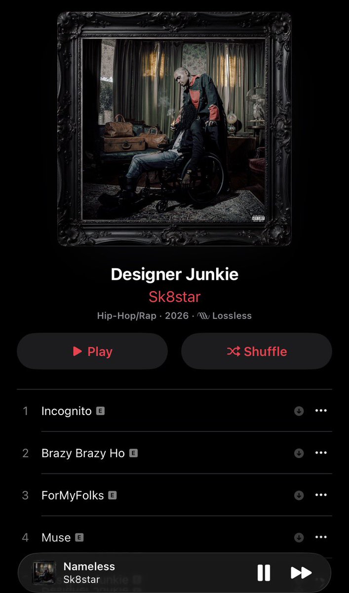 the 2 year wait was so worth it ngl this shit generational . sk8 secured himself a top 3 spot in the underground wit design junkie
