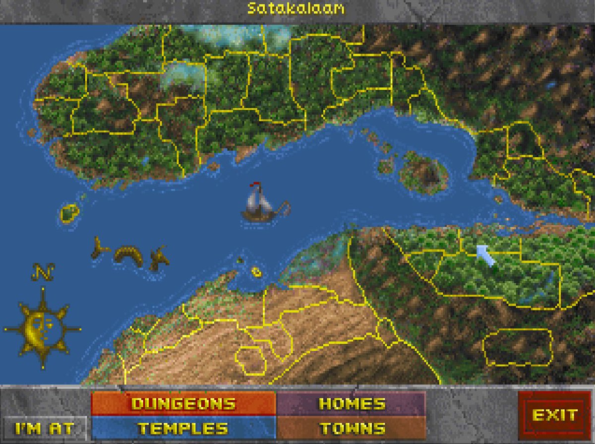 ﾏ⚪︎ｼﾊﾞｰ
ねぇ知ってる？ESOのアリクル砂漠って初登場の2より明らかに砂漠地帯が大きいんだよ

2のアリクルは砂漠を指すというよりAlik'ra公国がある地域名を意味するけど、両作で似たような位置にあるコザンセットやサタカラームについては、明らかに2だと砂漠じゃないんだ
#ESO #ESO_JP