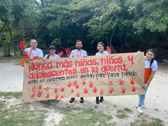 WorldVisionCO's tweet image. En promedio, cada 20 horas un niño, niña o adolescente fue reclutado o utilizado por grupos armados ilegales en 2024. World Vision realizará movilizaciones a nivel nacional con epicentro en la Plaza de Bolívar en Bogotá el 12 de febrero.
Más aquí: blog.worldvision.co/sala-de-prensa…