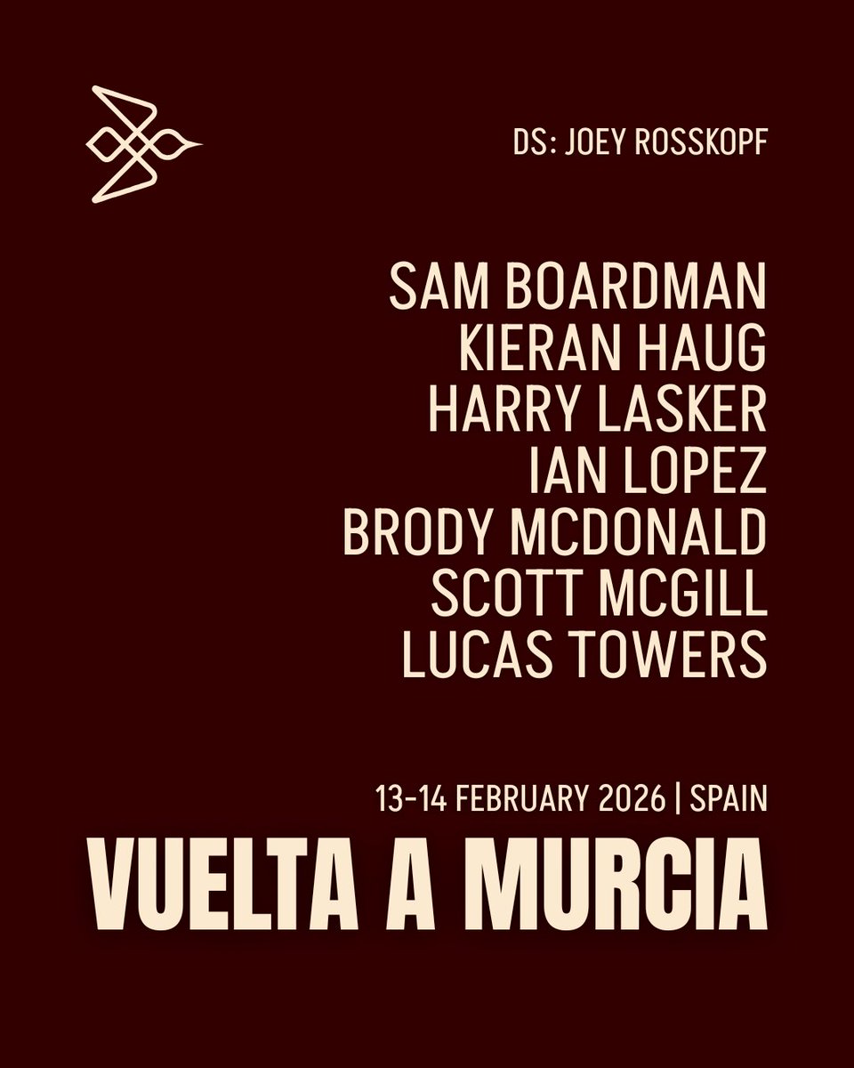 European racing kicks off this weekend! 🇪🇸

Our lineup for Vuelta Region Murcia 👇

📺 Watch LIVE: USA - FloBikes / Europe - Eurosport / UK - TNT Sports/Discovery+

#VueltaRegionMurcia