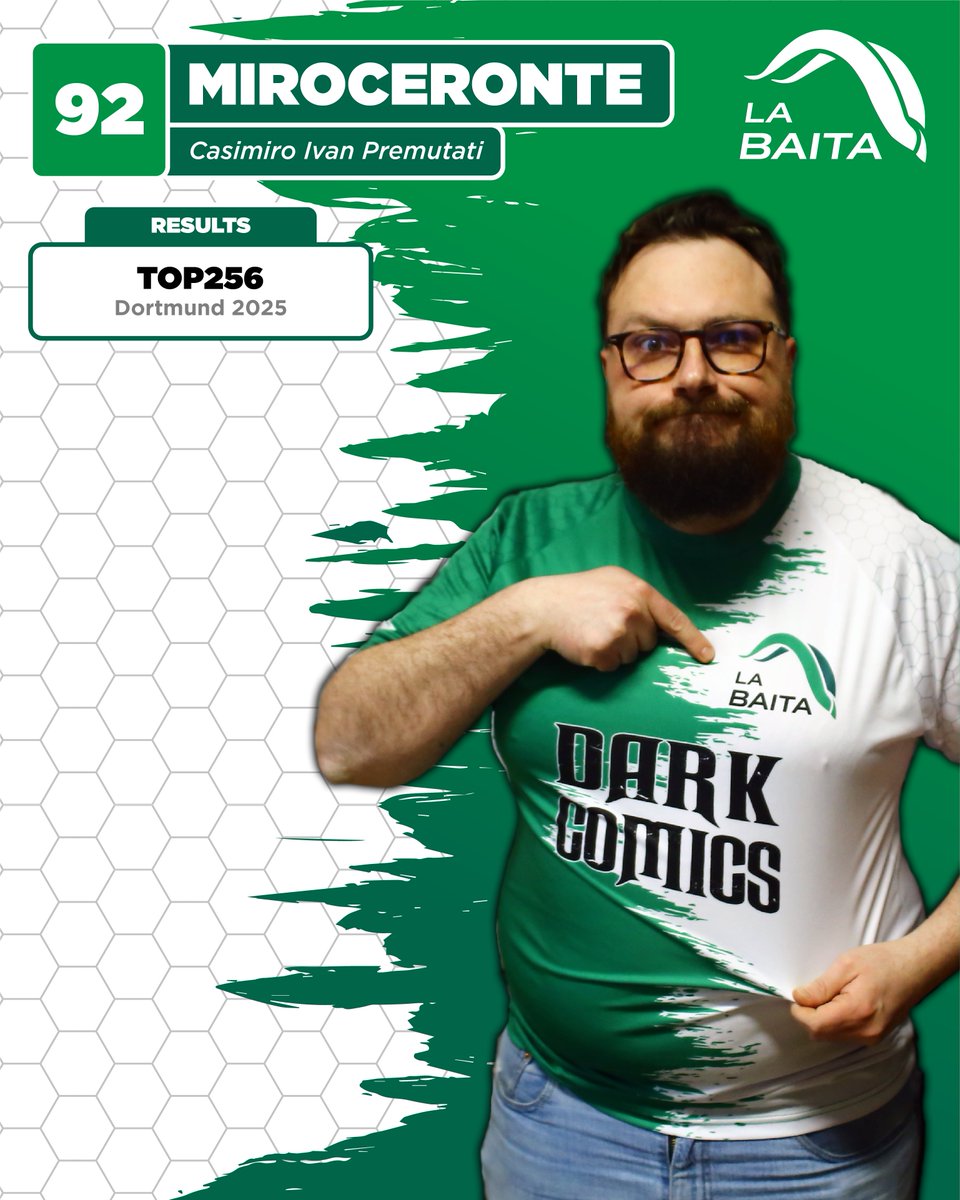 Iniziamo il countdown all'EUIC re-introducendo i nostri giocatori che sono partiti per Londra! Partiamo con chi ha portato avanti La Baita fin dagli albori, <a href="/Miruz92/">Miroceronte</a> 
! 💚🤍🐐