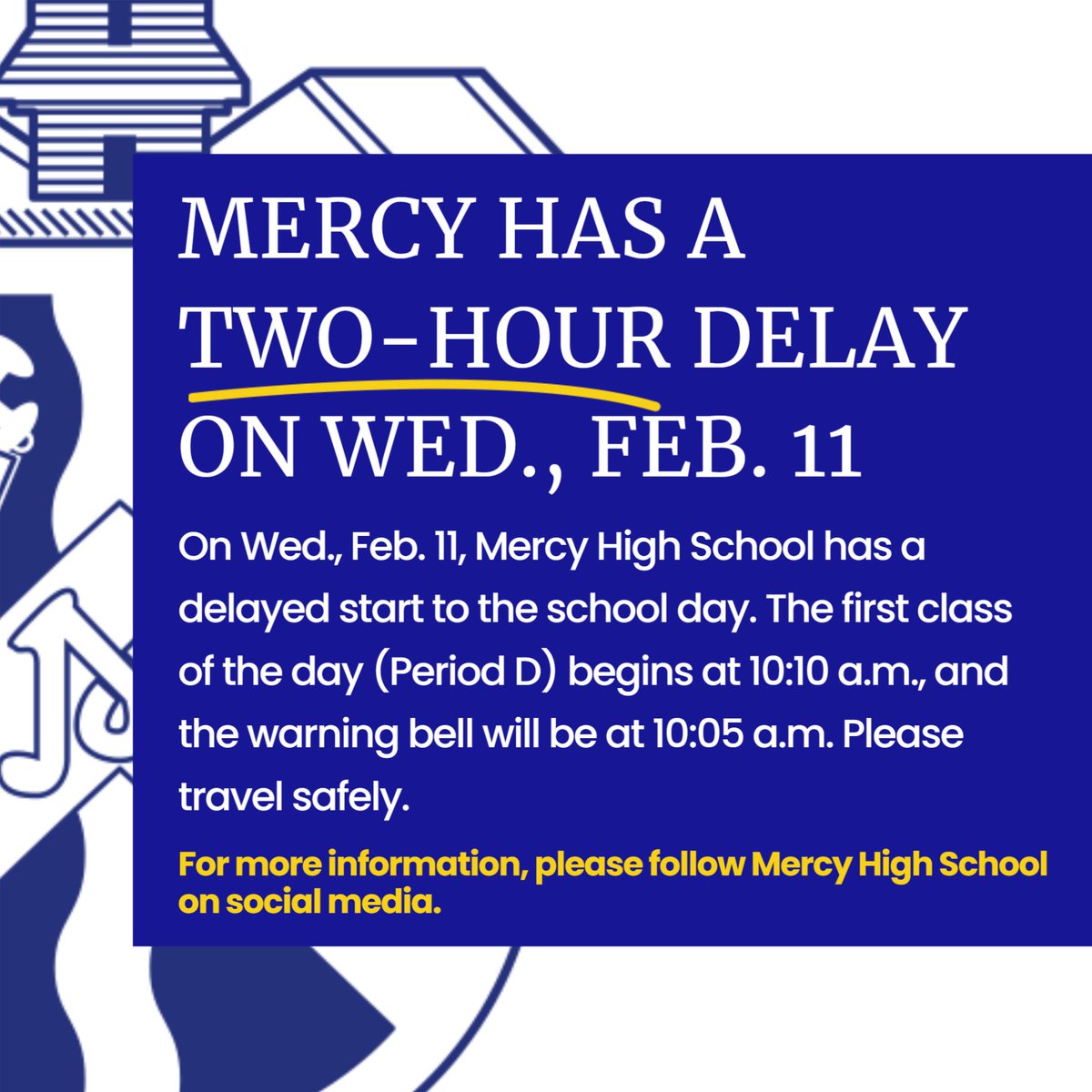 Mercy High School tweet media