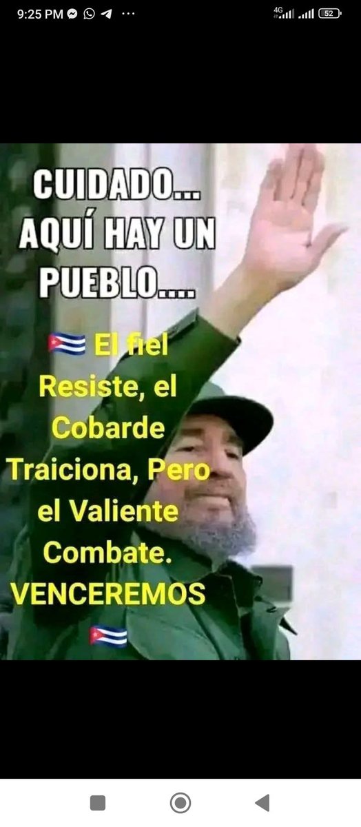 "Hoy luchamos no solo por nosotros mismos, no solo luchamos por nuestras ideas, sino luchamos por las ideas de todos los pueblos explotados"
 #100AñosConFidel