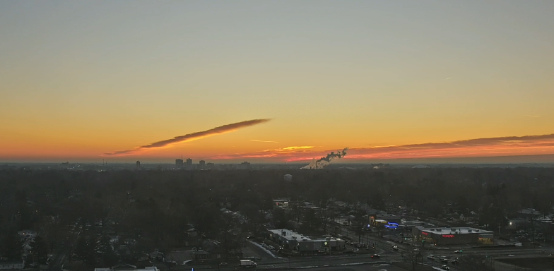 Another beautiful sunrise this morning for Central Illinois. It is feeling a little chilly right now, but we expect another nice afternoon with sunny skies.