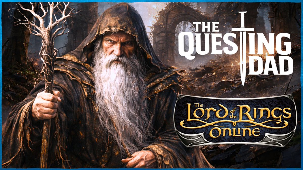 thequestingdad's tweet image. @LOTRO Mission Grind LIVE 8:30 PM EST! Leveling the Lore Master to utilize the XP buff before Gondor releases on the VIP servers.
 
Watch Here: twitch.tv/thequestingdad 

#LOTRO #LOTROGrind #Gondor