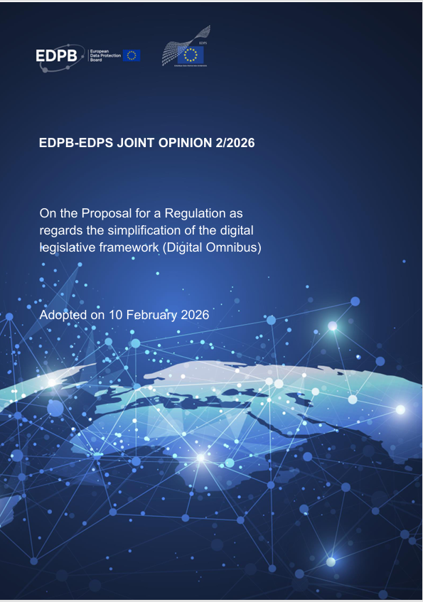 montezumachavez's tweet photo. The wait is over.

The EDPB and EDPS advise against adopting the proposed changes to the definition of personal data, as these go well beyond a technical amendment, do not align with CJEU case law, and would greatly narrow the concept of personal data. 
https://t.co/4UpjQ68Hvs https://t.co/jdzbPrJErg