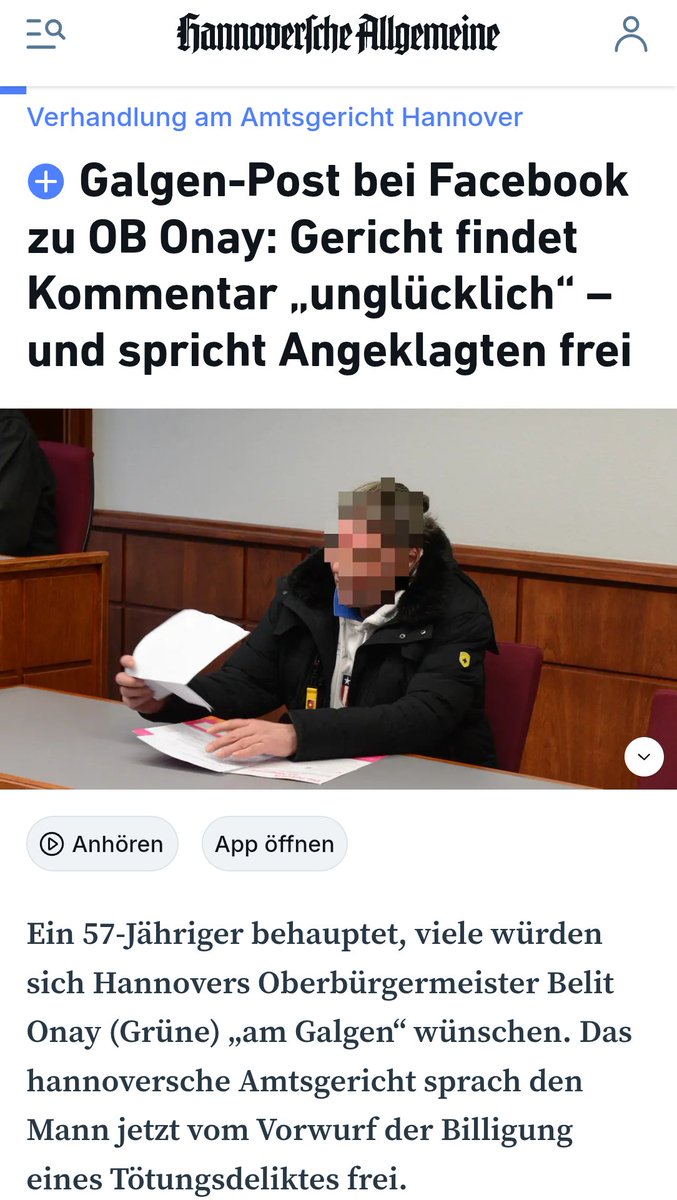 #Hannover #galgenpost #gerechtigkeit