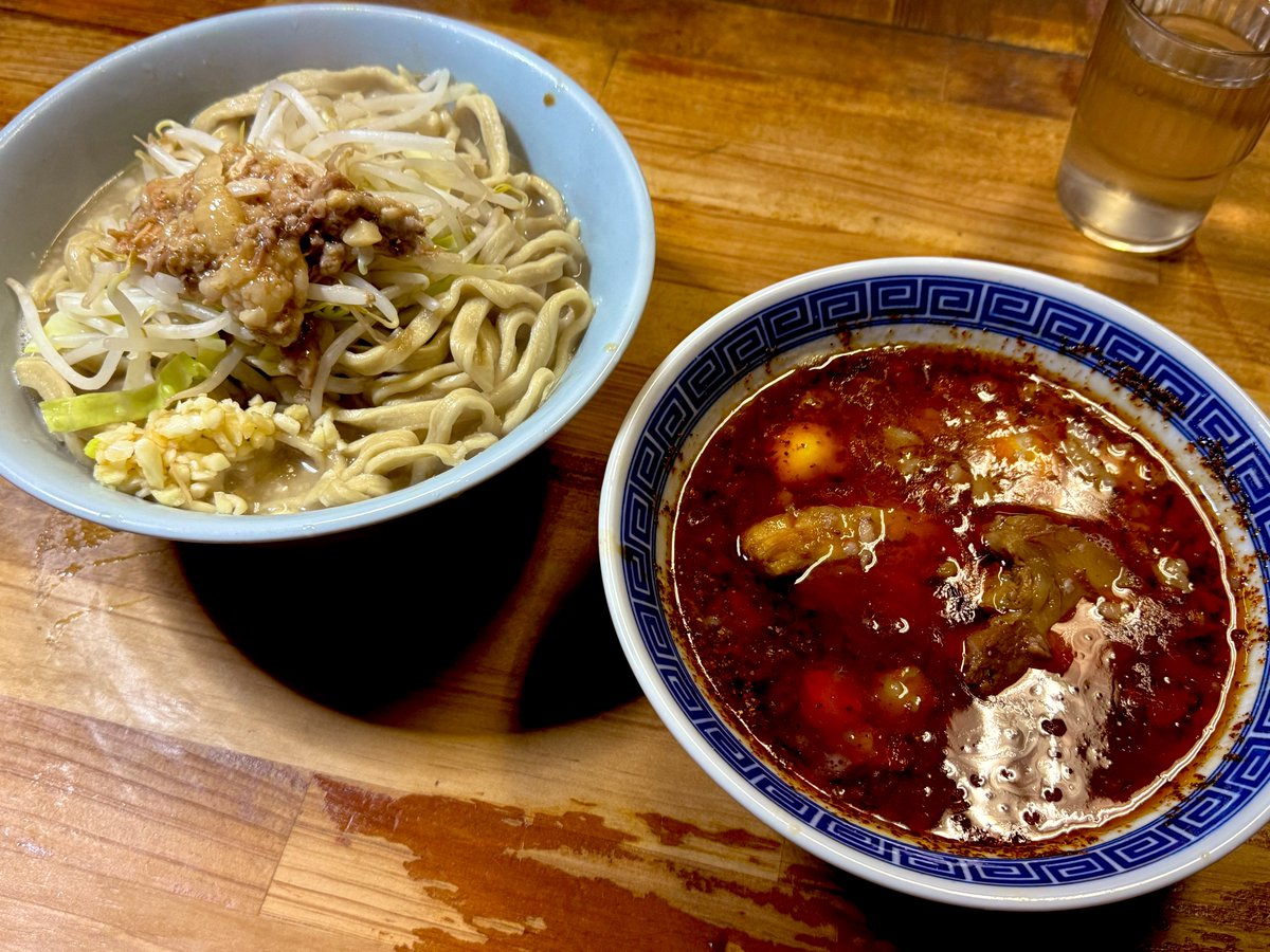 つけ麺熱盛麺マシ給油！！