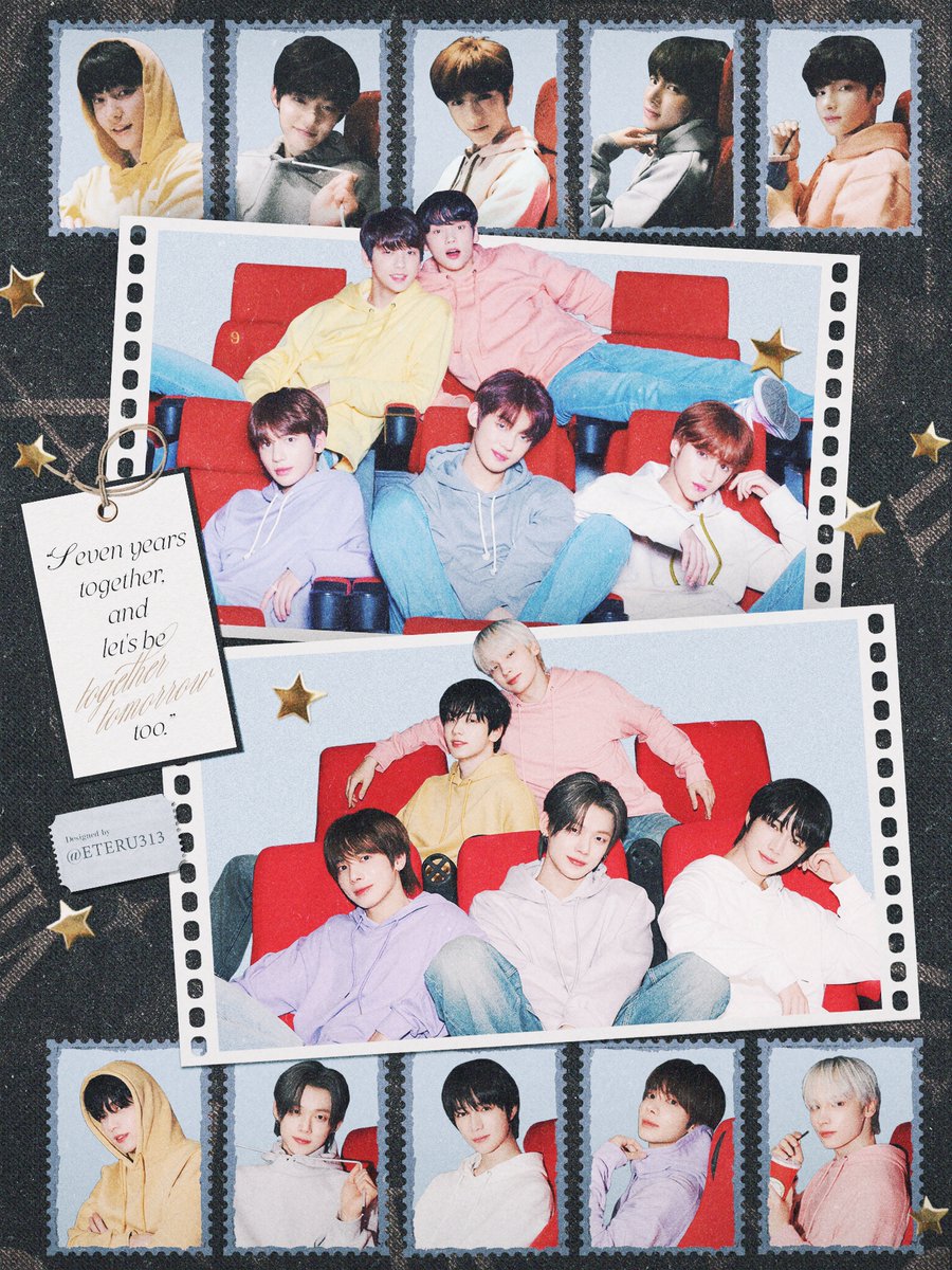 “𝘚𝘦𝘷𝘦𝘯 𝘺𝘦𝘢𝘳𝘴 𝘵𝘰𝘨𝘦𝘵𝘩𝘦𝘳, 𝘢𝘯𝘥 𝘭𝘦𝘵'𝘴 𝘣𝘦 𝘵𝘰𝘨𝘦𝘵𝘩𝘦𝘳 𝘵𝘰𝘮𝘰𝘳𝘳𝘰𝘸 𝘵𝘰𝘰.”

#투모로우바이투게더 #TOMORROW_X_TOGETHER #TXT