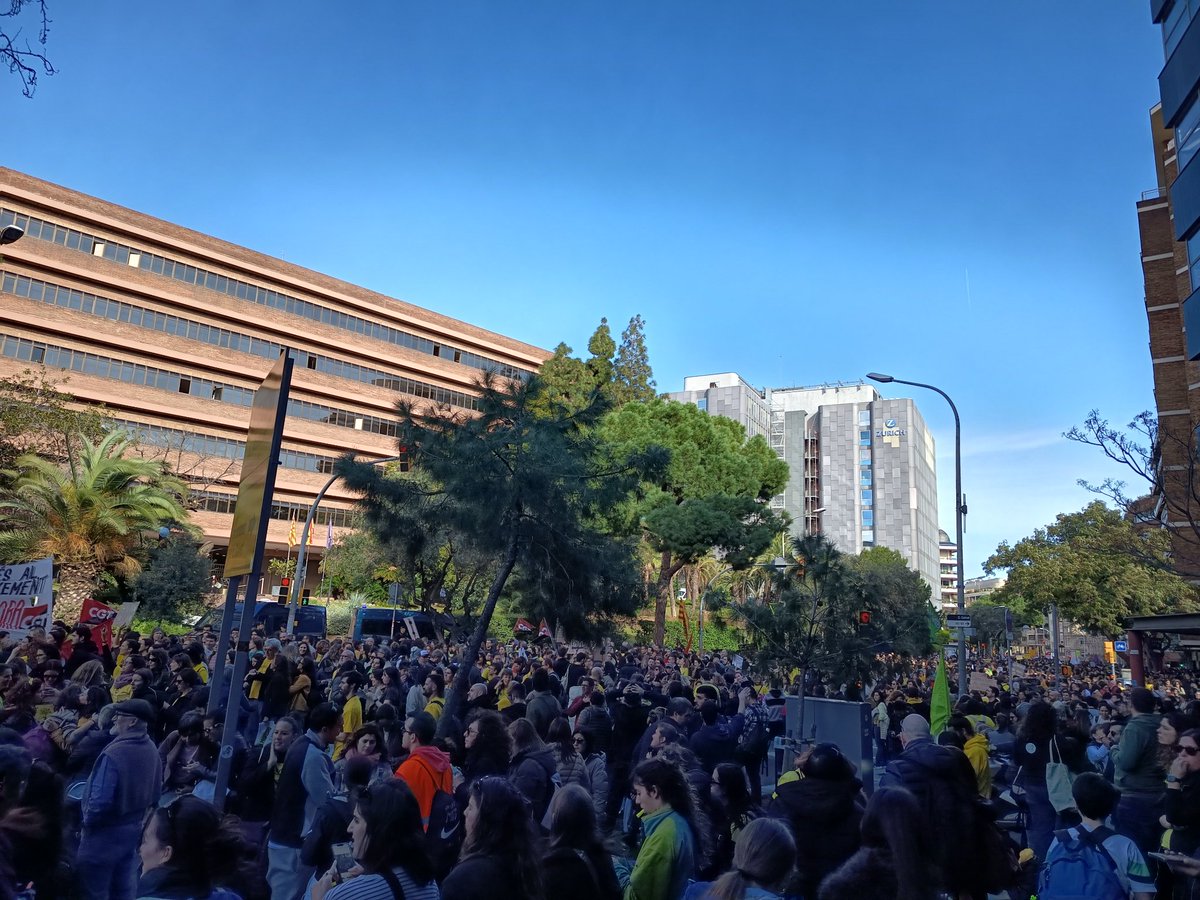 AndreuNavarra's tweet image. Continua arribant la marea humana davant de Via Augusta.
85% de seguiment. 
100.000 manifestants a Catalunya.
Vaga històrica.
Tant de bo s'escolti els docents!
