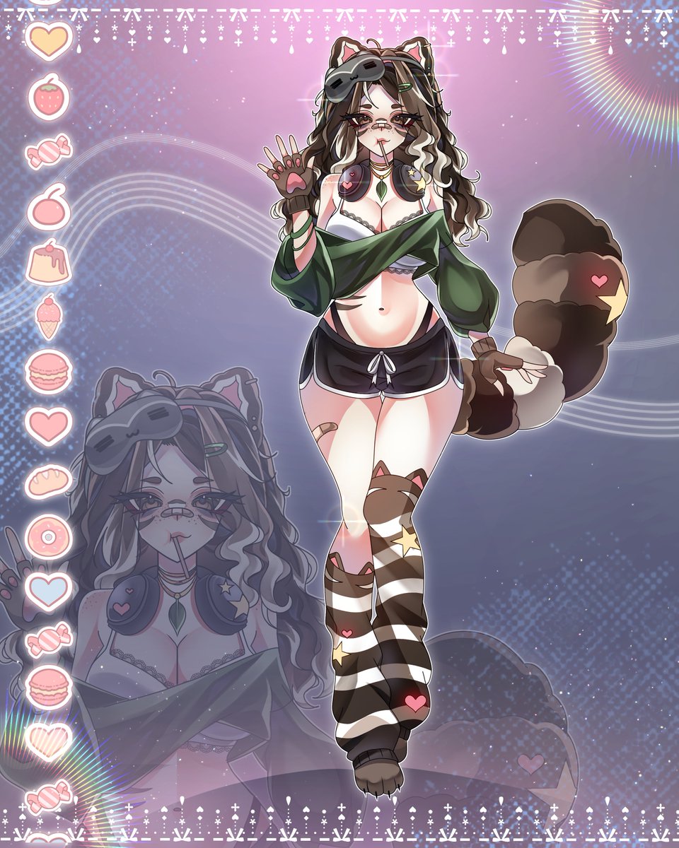 NibbyVT's tweet photo. 𐔌՞ ܸ.ˬ.ܸ՞𐦯 ♡ Hello~ 
I’m Nibby, your favourite little problem ♡

I'm a racoon with never ending tech issues, who loves to snack, sleep & stare directly into the void while pretending everything is fine. 

Come hang out with me!
We can giggle, overshare, and make questionable decisions together~

I don’t bite…
unless it’s funny.

⭑ ── ⋆⋅✧⋅ ⋆ ── ⋆⋅✧⋅ ⋆ ── ⋆⋅✧⋅ ⋆ ── ⭑

𝘊𝘳𝘦𝘥𝘪𝘵𝘴:
Design @maruchan_draws 
#VTuber #ENVtuber