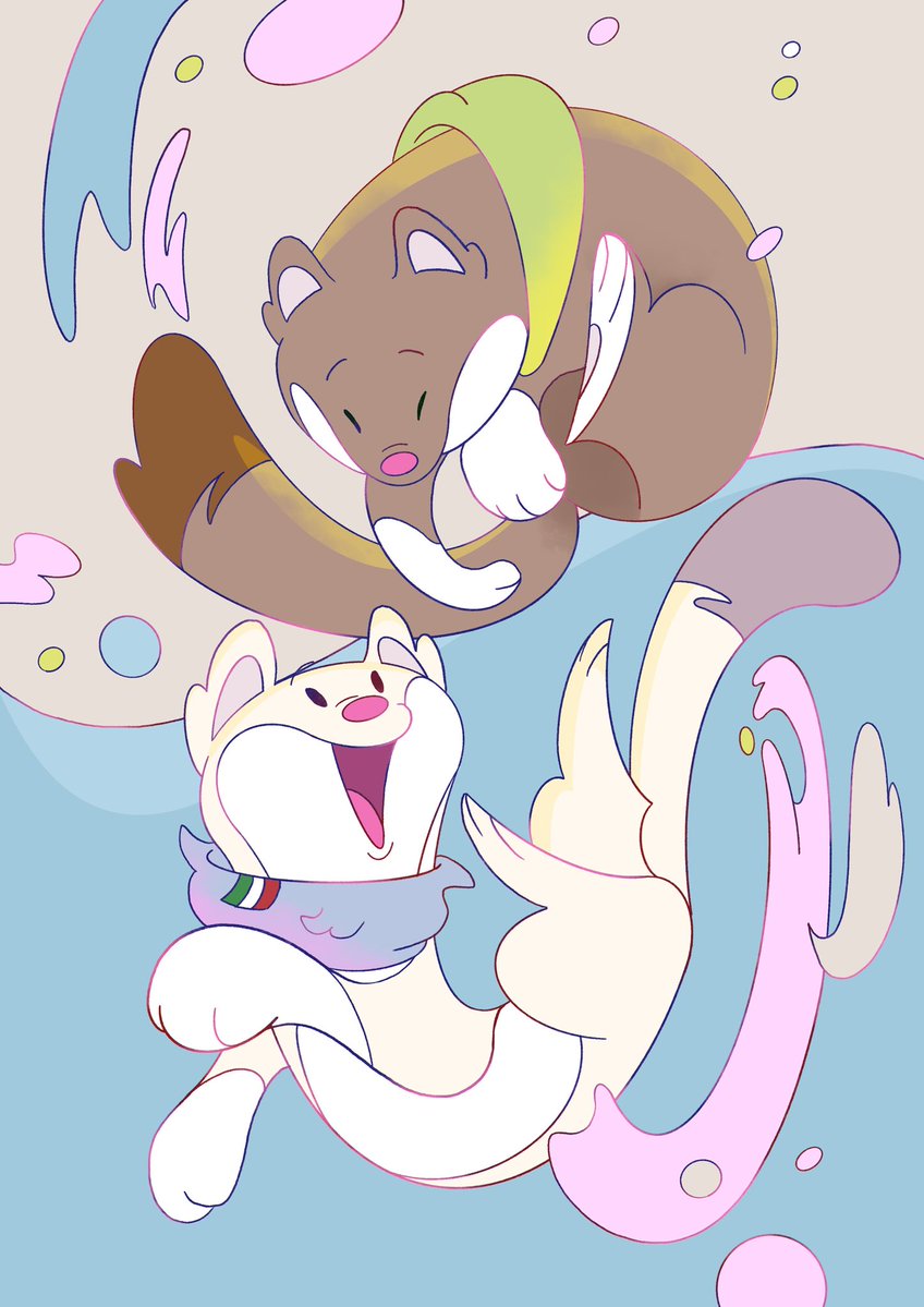 ティナとミロ　Tina and Milo
2人を見てると元気をもらえます。
ありがとう〜！
ミラノコルティナ2026
#ファンアート