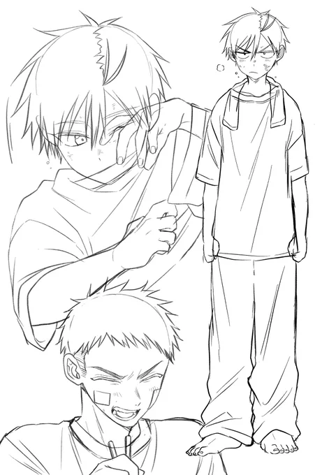 ちょっと今上げられるものがないので206話感想の下描きでも流しとく
もみじかわくん、うちのさくらくんの事よろしくね😊✨ 