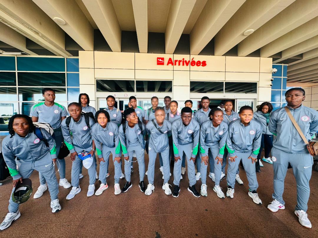 Nigeria’s U20 girls, 🇳🇬Falconets, have arrived in 🇸🇳Senegal ahead of their third round, second leg clash of the 2026 FIFA U20 Women’s World Cup qualifying match against Senegal on Saturday.

#SoarFalconets #RoadToPoland
