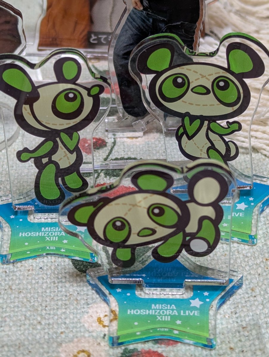 メロンパンダ🐼🍈ちゃんの アクスタめっちゃ可愛いね❤ #MISIA #MISIA