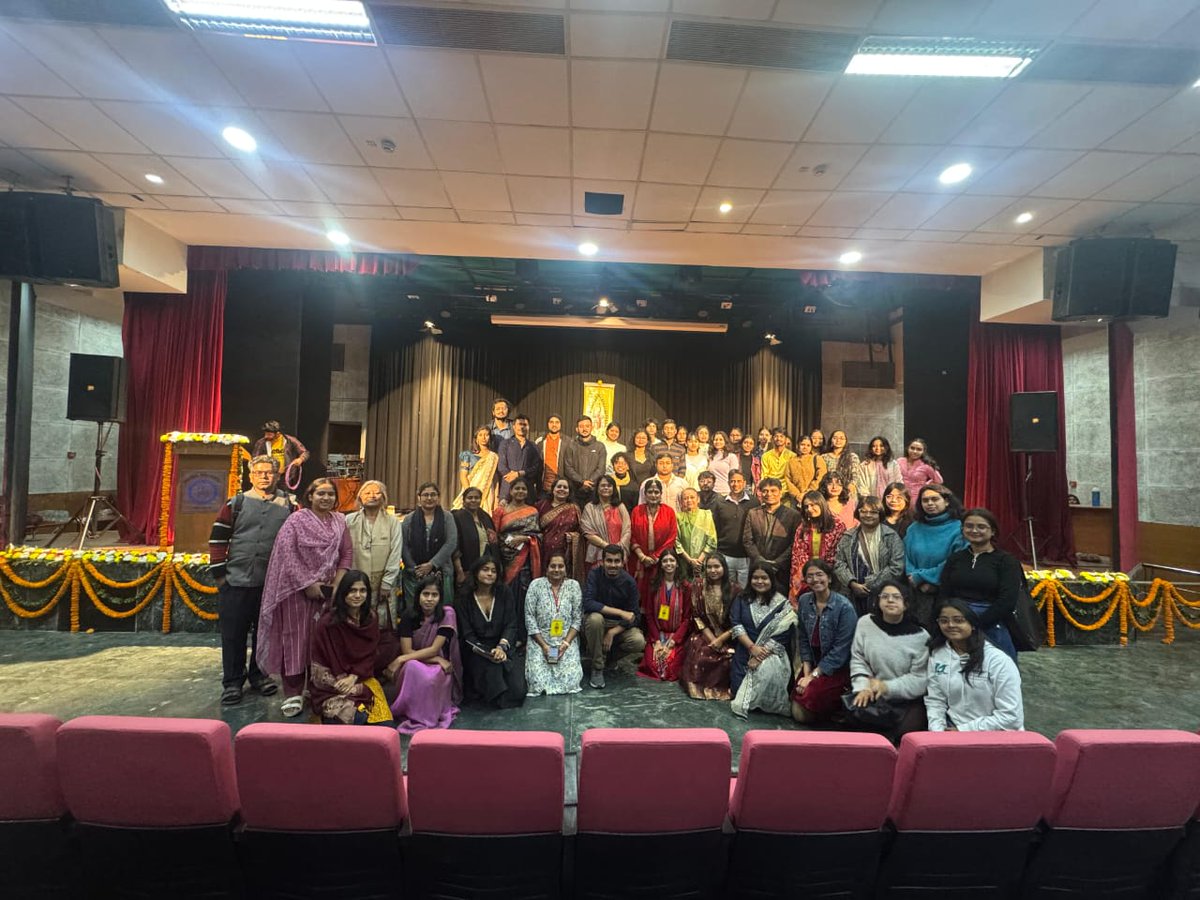 PTI_News's tweet photo. PHOTO | Delhi: JNU’s Cultural Club inaugurated the SPIC MACAY programme 'Virasat 2026' at the Convention Centre, JNU, on 10th February 2026. The two-day festival of Indian classical music and dance began with a mesmerizing Bharatanatyam recital by Padma Shri Vidushi Geeta Chandran, SNA awardee. Her expressive storytelling, intricate footwork, and powerful abhinaya enthralled students, faculty, and art lovers alike. Organised under the aegis of SPIC MACAY and supported by the Ministry of Culture, Ministry of Education, Ministry of Tourism, and SRF Foundation, “Virasat 2026” aims to connect youth with India’s rich cultural heritage.

(Source: Third Party)
