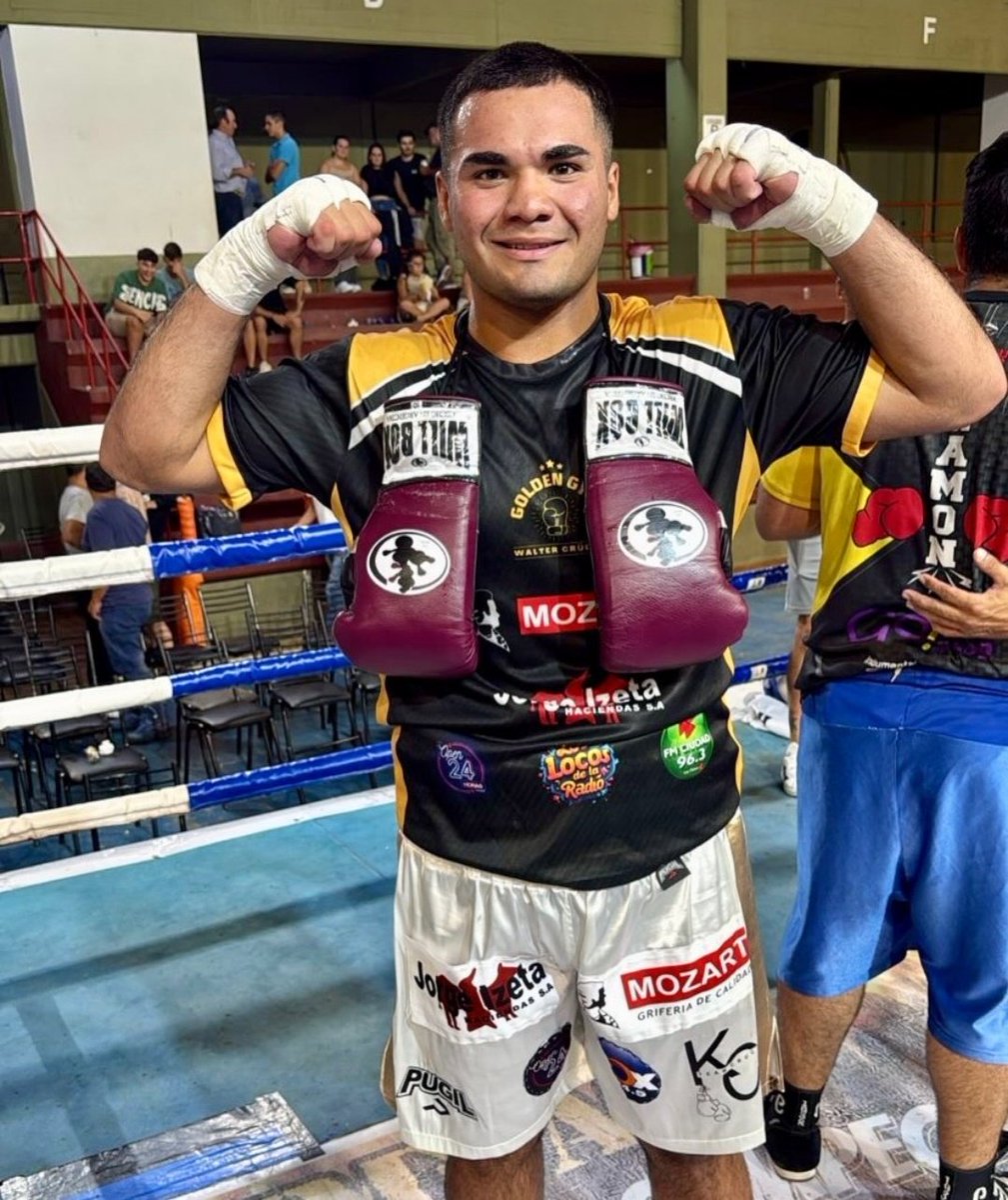 El pasado 7/2 en Rauch, Karim Crucce le ganó por KOT 1 a Ramón Ibarra y extendió su récord perfecto a 7-0 (7 KO). El chico de 20 años tiene una pelea anunciada para el próximo 21/2 en la FAB
