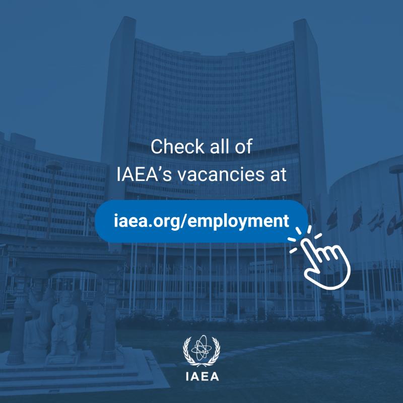 iaeaorg's tweet photo. 📢 We are hiring for many positions at the IAEA! Check all positions that are closing soon and apply before the closing date 👇