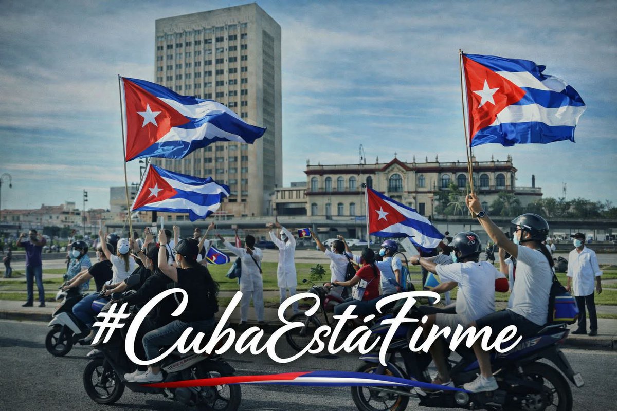 “Seamos la pesadilla de quienes pretenden arrebatarnos los sueños”✊🇨🇺
Buenos Días #Cuba 🇨🇺

#CubaEstáFirme #CDRCuba