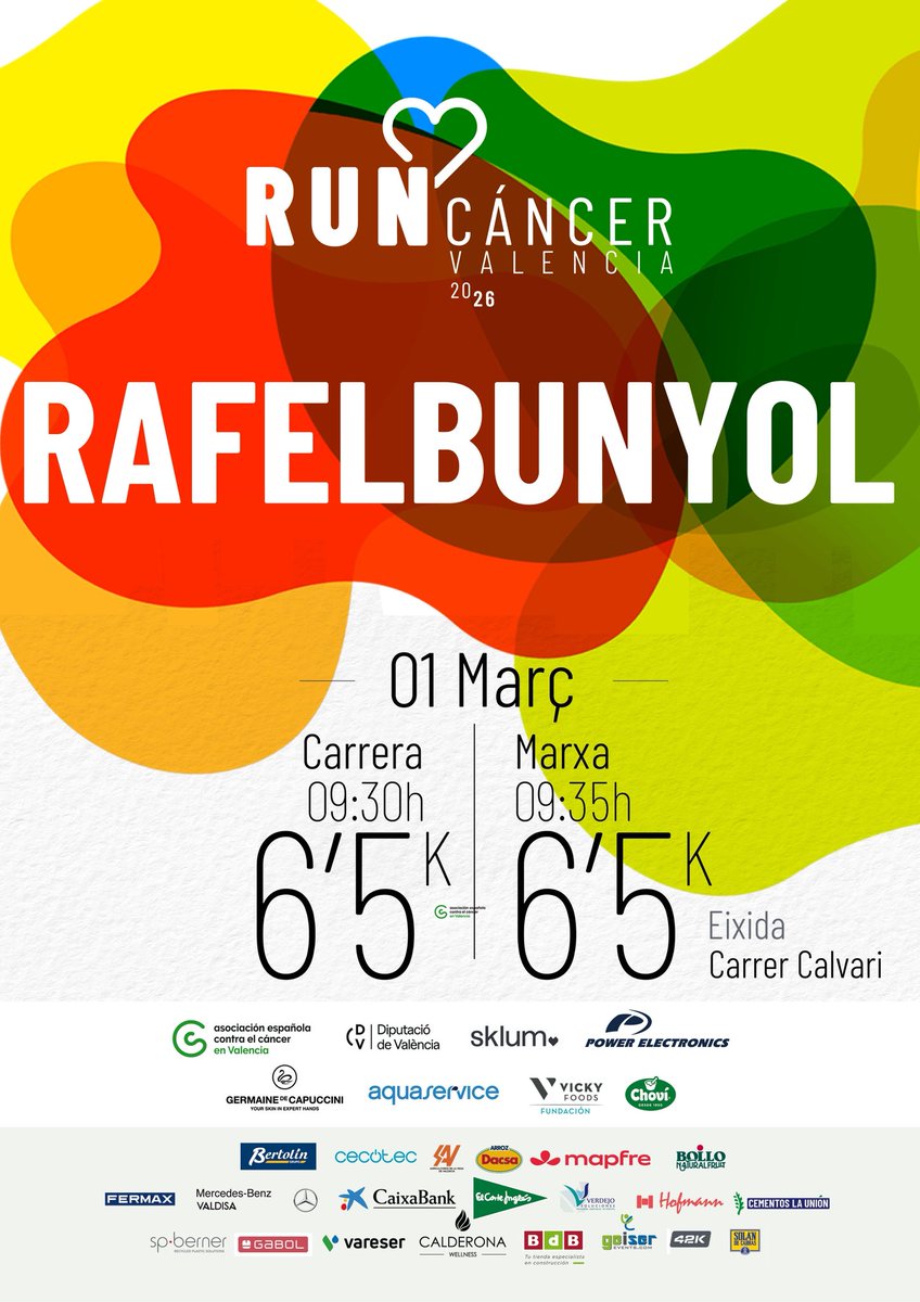 RunCáncer Valencia tweet media
