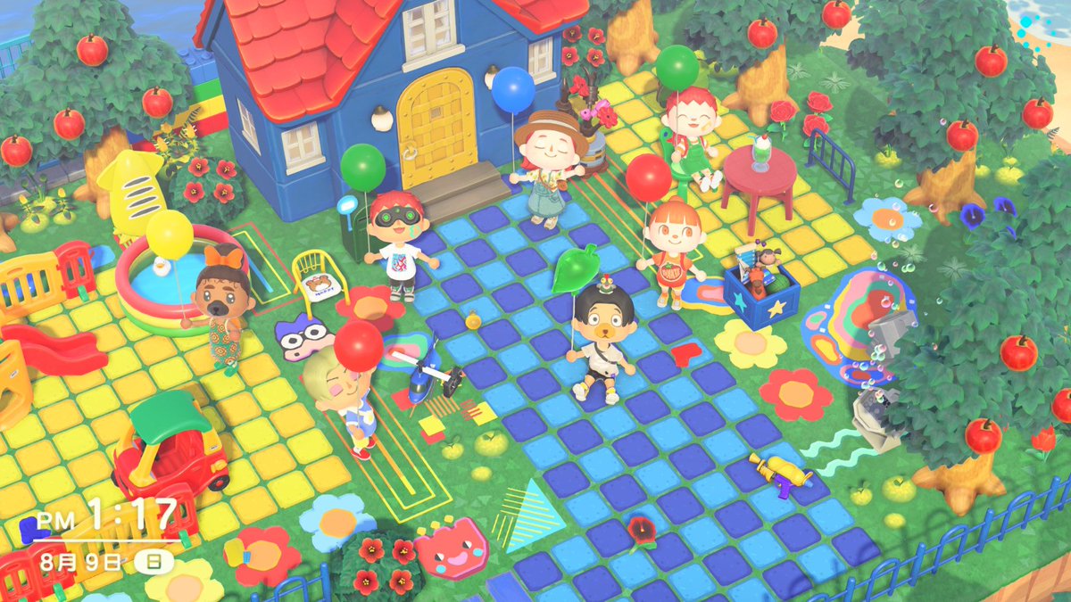oni_amanatto's tweet photo. わたるんの島カラフルで世界観好き☺️
一緒に遊んでくれた方々ありがとうございました🙌🏼
久々に大人数でわちゃわちゃ楽しかった〜😆 https://t.co/3hSiIMB8Ou