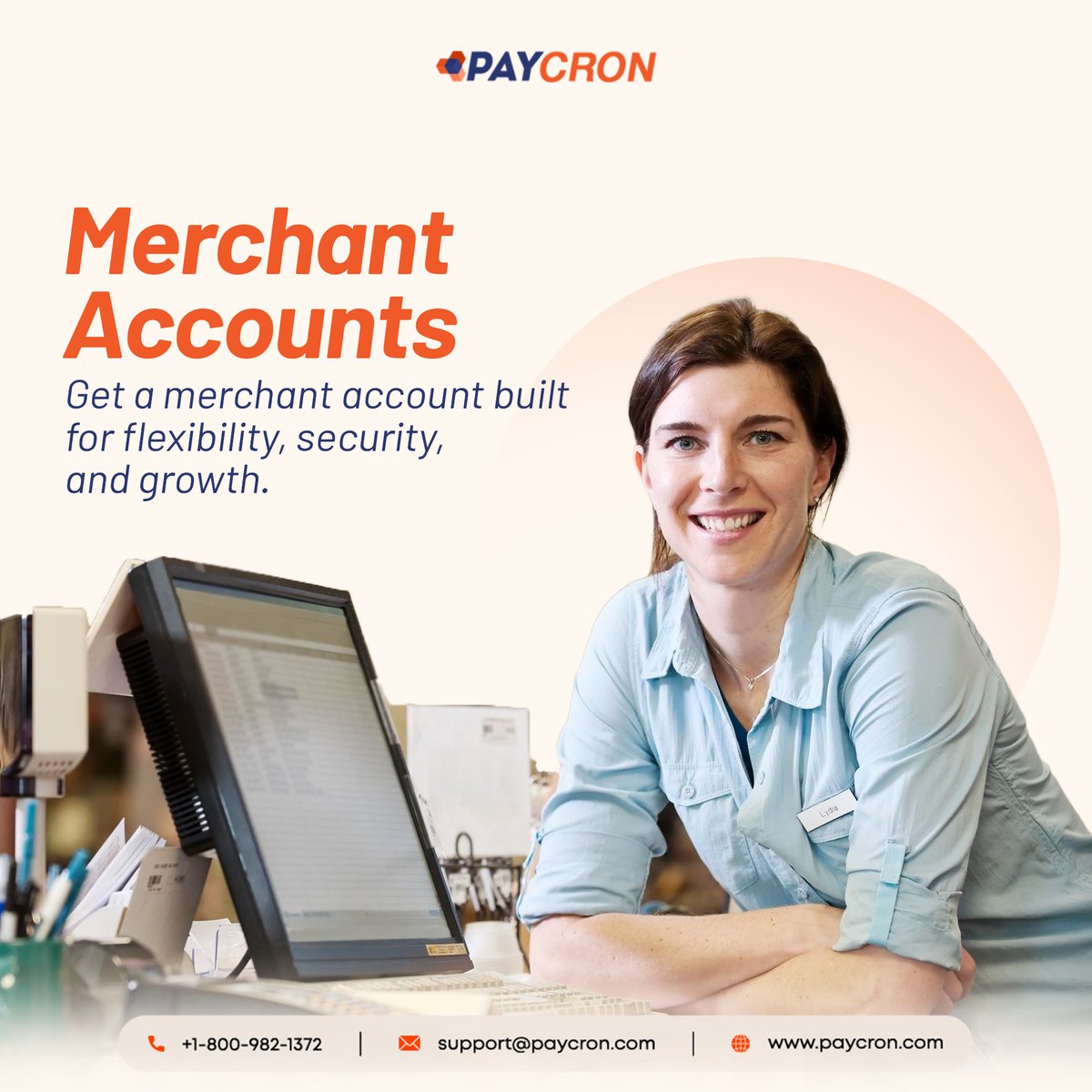 paycron_inc's tweet image. Paycron merchant accounts help businesses #acceptPayments with confidence. Get flexible #PaymentSolutions, enhanced security, and scalable features to support growth—backed by reliable support and seamless integration.
.
.
#Paycron #USBusiness #MerchantServices #PaymentProcessing