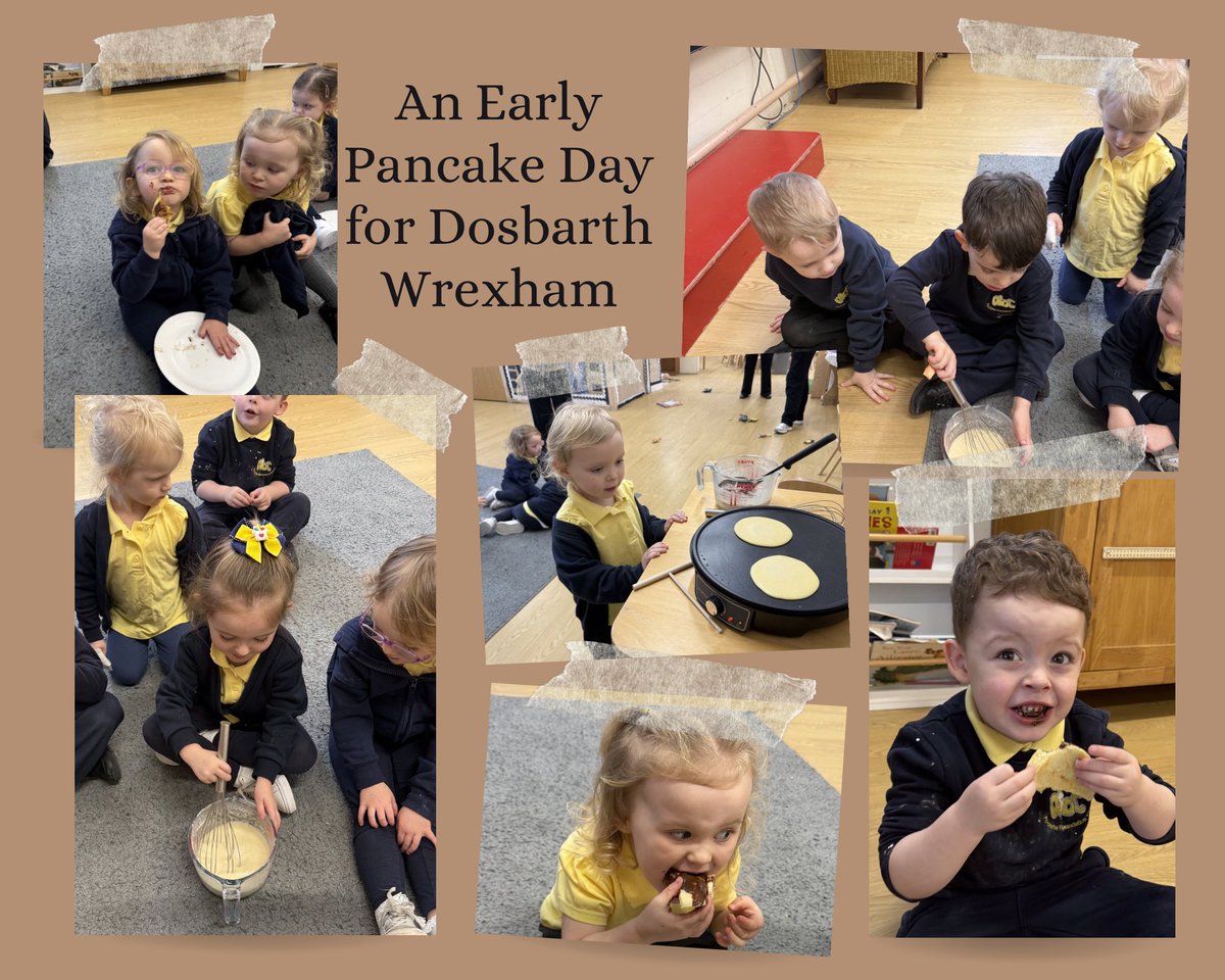 Today Dosbarth Wrexham celebrated pancake day (a few days early).