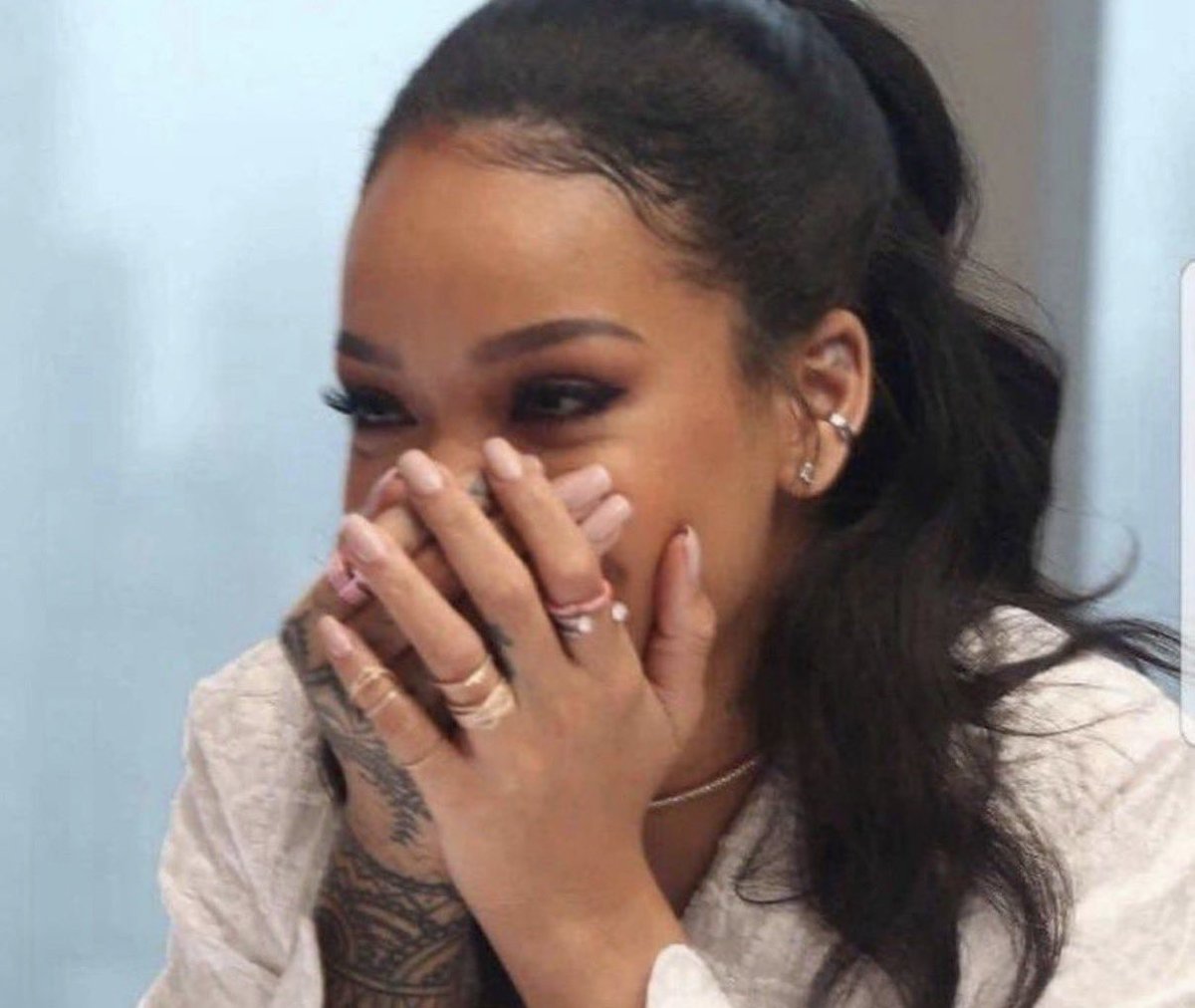 “You think everything funny don’t you?”

Me: