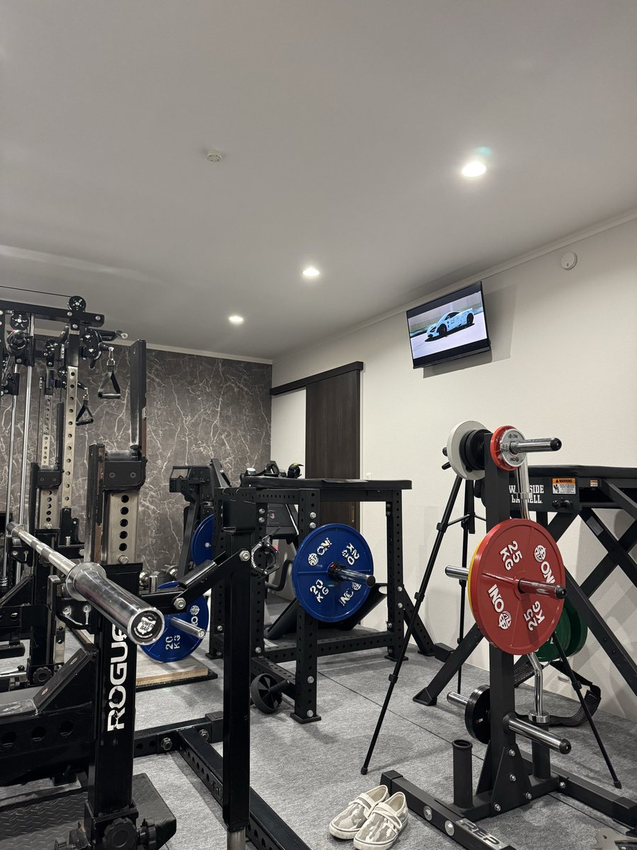 ホームジムにテレビ付けた
最高🏋️🏋️
