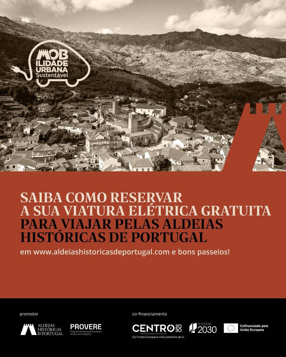 Sabia que pode requisitar uma viatura elétrica Renault em #CasteloNovo, para viajar pelas #AldeiasHistoricasdePortugal, de forma #gratuita e #sustentavel? Desde que começámos este projeto, em 2022, já foram feitas mais de 3 mil reservas de viaturas.
#AldeiasHistoricas