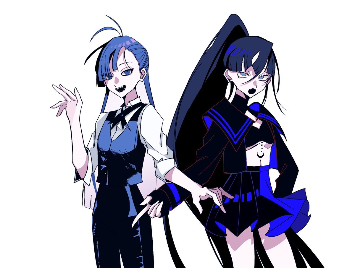 送给大毛鱼老师的情人节礼物！🎁
第一次画メリーちゃん和ナイマちゃん希望老师喜欢！！

<a href="/DMYfish/">大毛鱼DMY</a> 
#Adoart