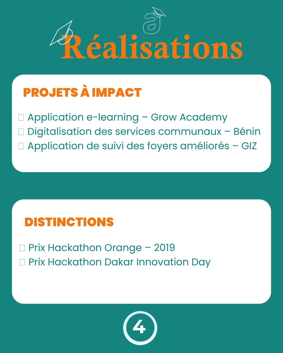 RASA_ESCA's tweet photo. 🎓 𝗥𝗔𝗦𝗔 | 𝗣𝗢𝗥𝗧𝗥𝗔𝗜𝗧 𝗔𝗟𝗨𝗠𝗡𝗜 — 𝗡°1
Le Réseau des Alumni de la Sonatel Academy lance sa nouvelle rubrique 👉 Portrait Alumni

Pour ce 1er numéro, focus sur Elhadji Mbacke Mbaye
Alumni Promo 2 – Dev Web &amp; Mobile

#RASA #PortraitAlumni #SonatelAcademy #Alumni https://t.co/kNzqECDgvG
