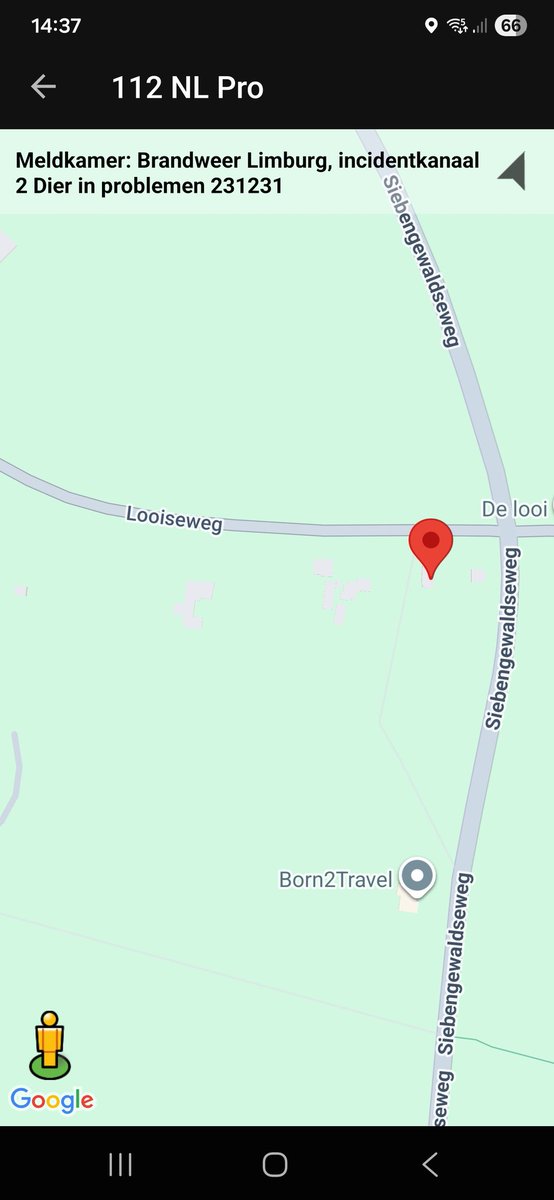 Dier in de problemen - Inzet Brandweer