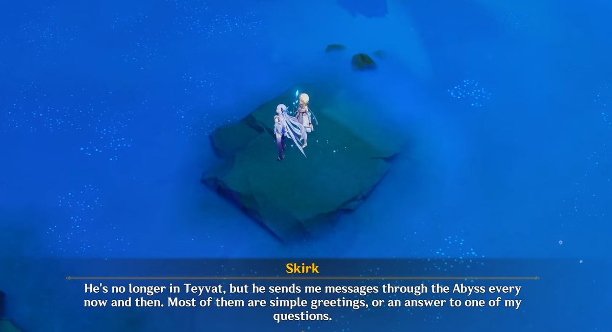 like how do you even explain that sometimes this guy sends skirk messages like "hello ✨" to make her scared of his comeback 😭😭