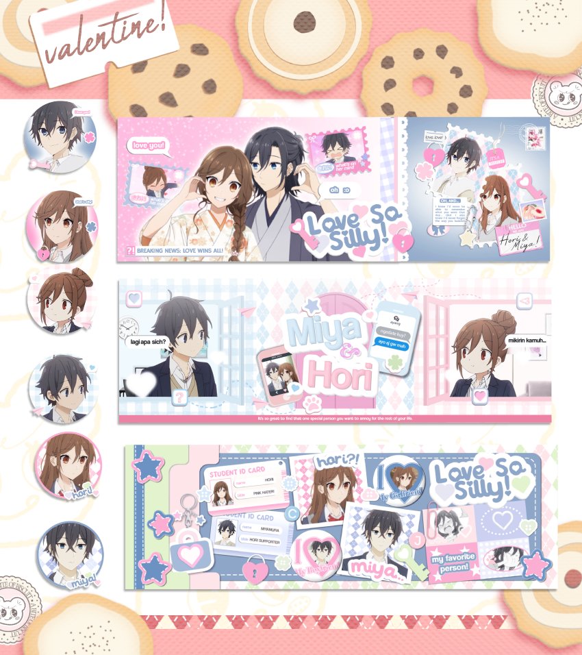 bite_of_biscuit's tweet image. Help repost please? Thank you! ♡ #zonauang 

Aku punya 3 couple layout ready stock Horimiya yang bisa ditake sekarang melalui DM! The price is [18.000] each &amp;amp; free retext &amp;lt;3

3 katalog ini juga bisa dipesan by req yaa (available for 2D &amp;amp; 3D!) to celebrate your valentine with! :3