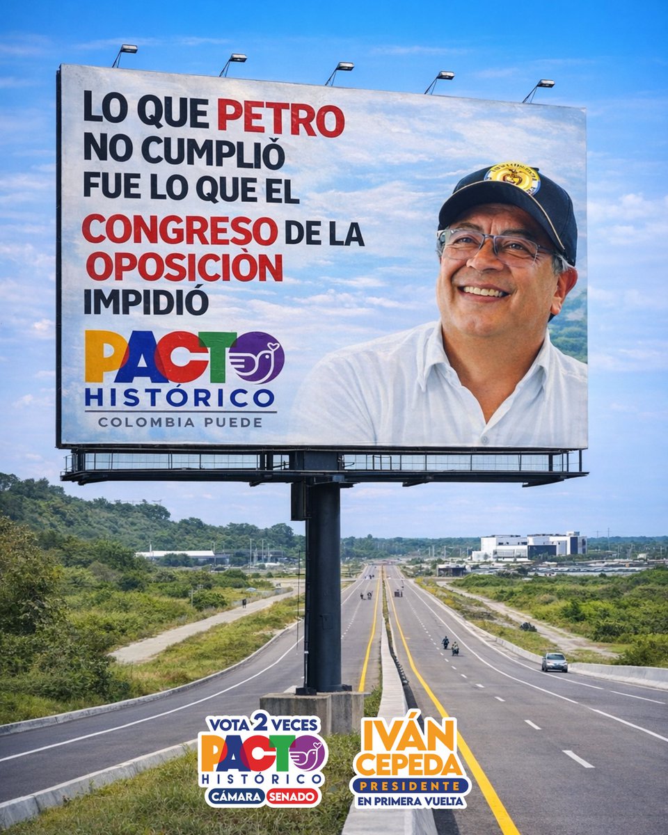 Este 8 de marzo debemos cumplirle a nuestro país eligiendo la bancada progresista más grande de la historia. Las transformaciones estructurales del país sólo se logran con un congreso que trabaje por y para el pueblo. 

¡VOTA LAS LISTAS DE PETRO, VOTA PACTO HISTÓRICO A CÁMARA Y