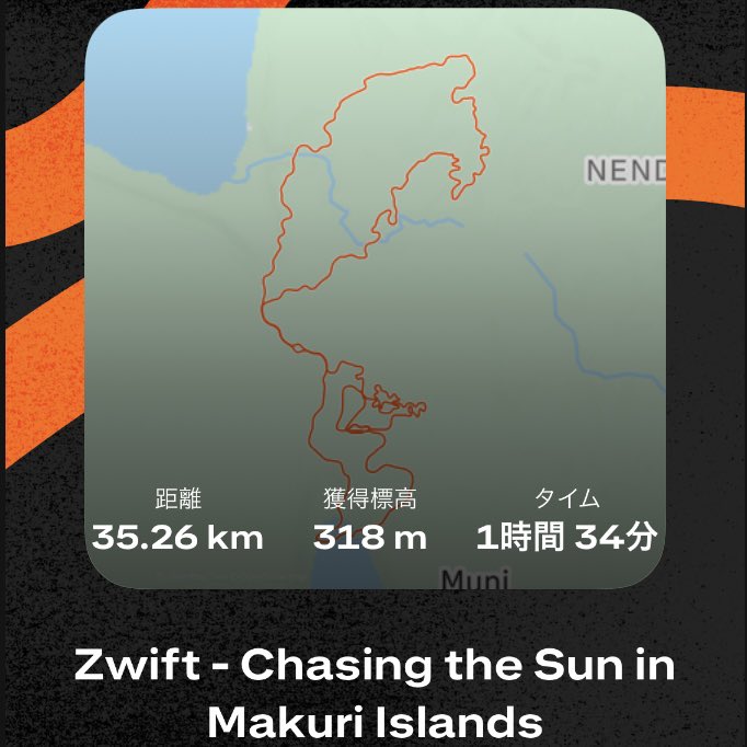 Lycheewater's tweet photo. 今日のズイ活🚴💨
お昼過ぎに乗ろうと思っていたけどこんな時間に🤣🤣
tour de zwift 残り9ステージ
94分で629kcal消費🔥
平均心拍126で60Pゲット
#TDZ
#ロードバイク
#zwift
#Vitality
#住友生命vitality
#アクティブチャレンジ https://t.co/Mxu965OY9S
