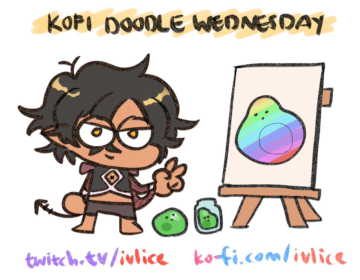 😡LIVE NOW!
It's KoFi Doodle Wednesday!! What shall we doodle today?
Come join? 🥺❤️
ko-fi.com/ivlice
twitch.tv/ivlice