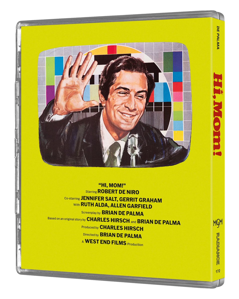 disc_connected's tweet photo. ***ANNOUNCEMENT***
Coming on May 18th in the UK and May 19th in the US on #4K / Blu-ray dual format from @FilmsRadiance: #HiMom (1970)!
Aspiring adult film-maker Jon Rubin (Robert De Niro, Taxi Driver) returns from a tour of Vietnam and, armed with his film camera, attempts to find meaning and inspiration in the counter-culture of New York in 1970. Rubin graduates from surreptitiously filming his neighbours, to joining a militant Black experimental theatre group, before flirting with full-scale domestic terrorism, in this hilariously madcap satire that has still retained its outrageous power to shock, fifty years after initially stunning American audiences. Making its world premiere on 4K UHD, Hi, Mom! is a vital work of the early New Hollywood, and a key work in the career of master director Brian De Palma.
4K UHD & BLU-RAY LIMITED EDITION SPECIAL FEATURES
New 4K restoration from the original camera negative, presented in Dolby Vision HDR
4K UHD and Blu-ray presentation of the feature; world premiere on 4K UHD
Uncompressed mono audio
Audio commentary by writer Travis Woods (2026)
Interview with critic Ellen E Jones (2026)
Dionysus in ‘69 - an experimental theater production of Euripides' 'The Bacchae', filmed by Brian de Palma (1970, 85 mins)
Archival interview with co-writer Charles Hirsch (2018)
Trailer
Optional English SDH subtitle track
Reversible sleeve featuring artwork based on original posters
Limited edition booklet featuring new writing by Matt Zoller Seitz
Limited edition of 5000 copies, presented in full-height Scanavo packaging with removable OBI strip leaving packaging free of certificates and markings
https://t.co/UkfC6xzdem
#BluRay #PhysicalMedia #BluRays #BoutiqueBluRay #CultMovies #DiscConnected #RadianceFilms #Radiance #BrianDePalma #RobertDeNiro