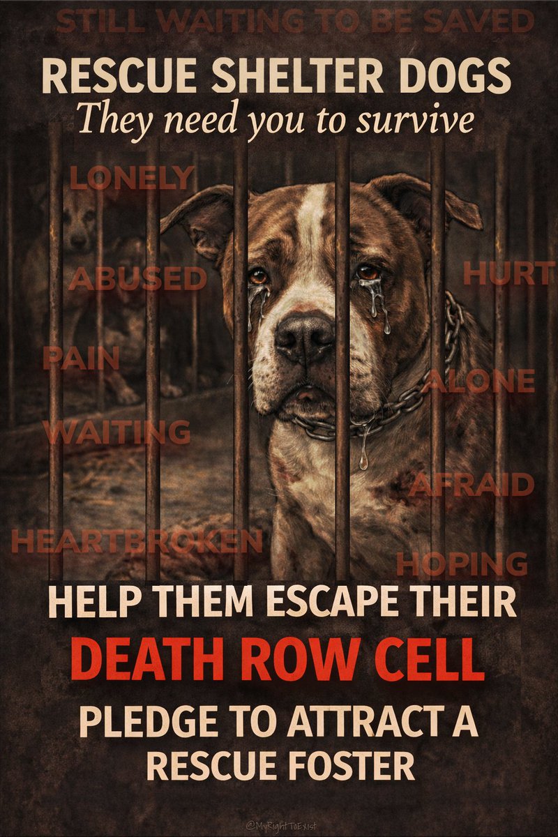 MSC1111's tweet photo. https://t.co/rqZJUsJiXy
#HelpSaveMe #DogRescue #AdoptMe #ShareToSave #DogAdoption https://t.co/VqnWzk3RO2