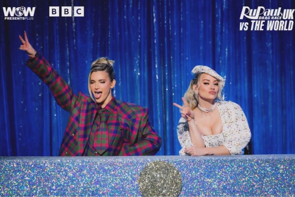 Ashley Roberts e Kimberly Wyatt começaram a divulgação do retorno das Pussycat Dolls e foram juradas convidadas no episódio de ontem de RuPaul's Drag Race UK vs The World!