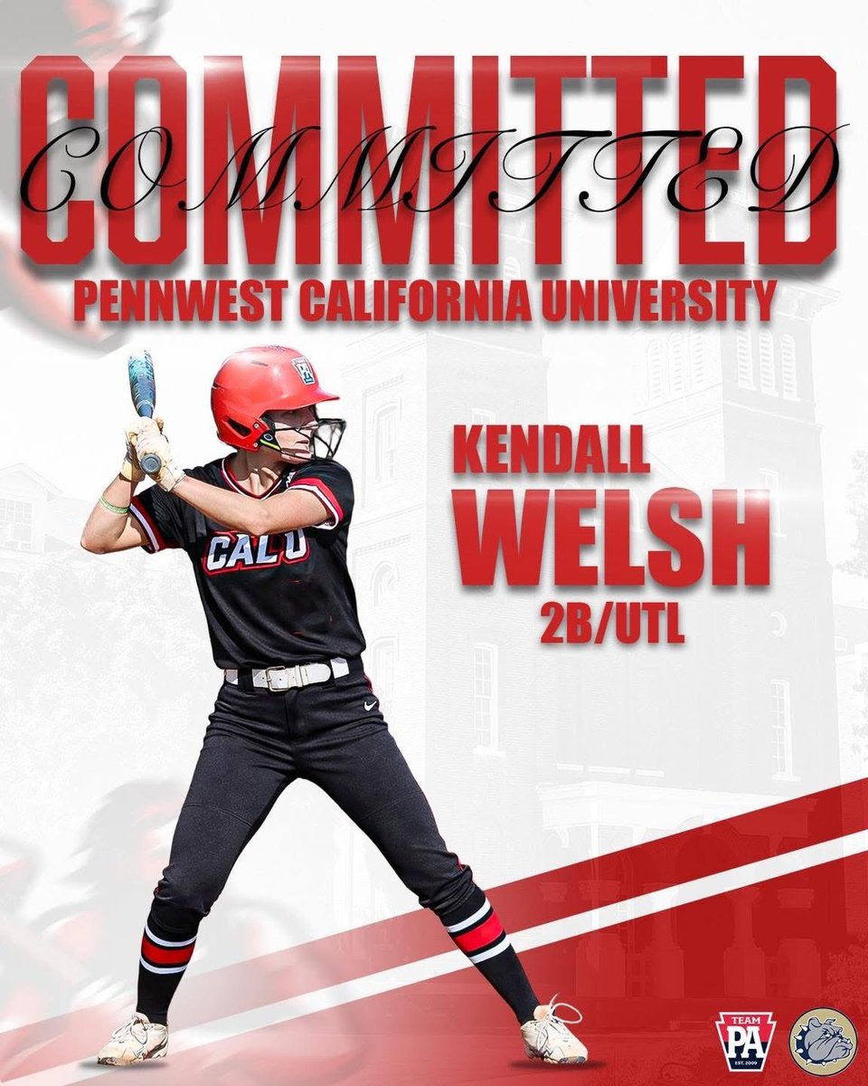 teampafastpitch's tweet photo. Huge congrats to 2027 @WelshKendall20 for committing to @CALU_softball !!! 💪💪

You will be great at Cal we can’t wait to see you compete at the next level!

Another 2027 off the board, who’s next!!🤔

#teampaproud 

@DiamondAddicts @PA_recruit @teampatoal https://t.co/m0jsb6e28C